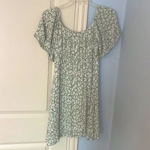 Altar’d state green floral dress size small| easter wedding guest floral